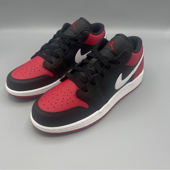 Nike Shoes - Nike Air Jordan 1 Low Big Girl * Shown: Black/White/Gym Red
